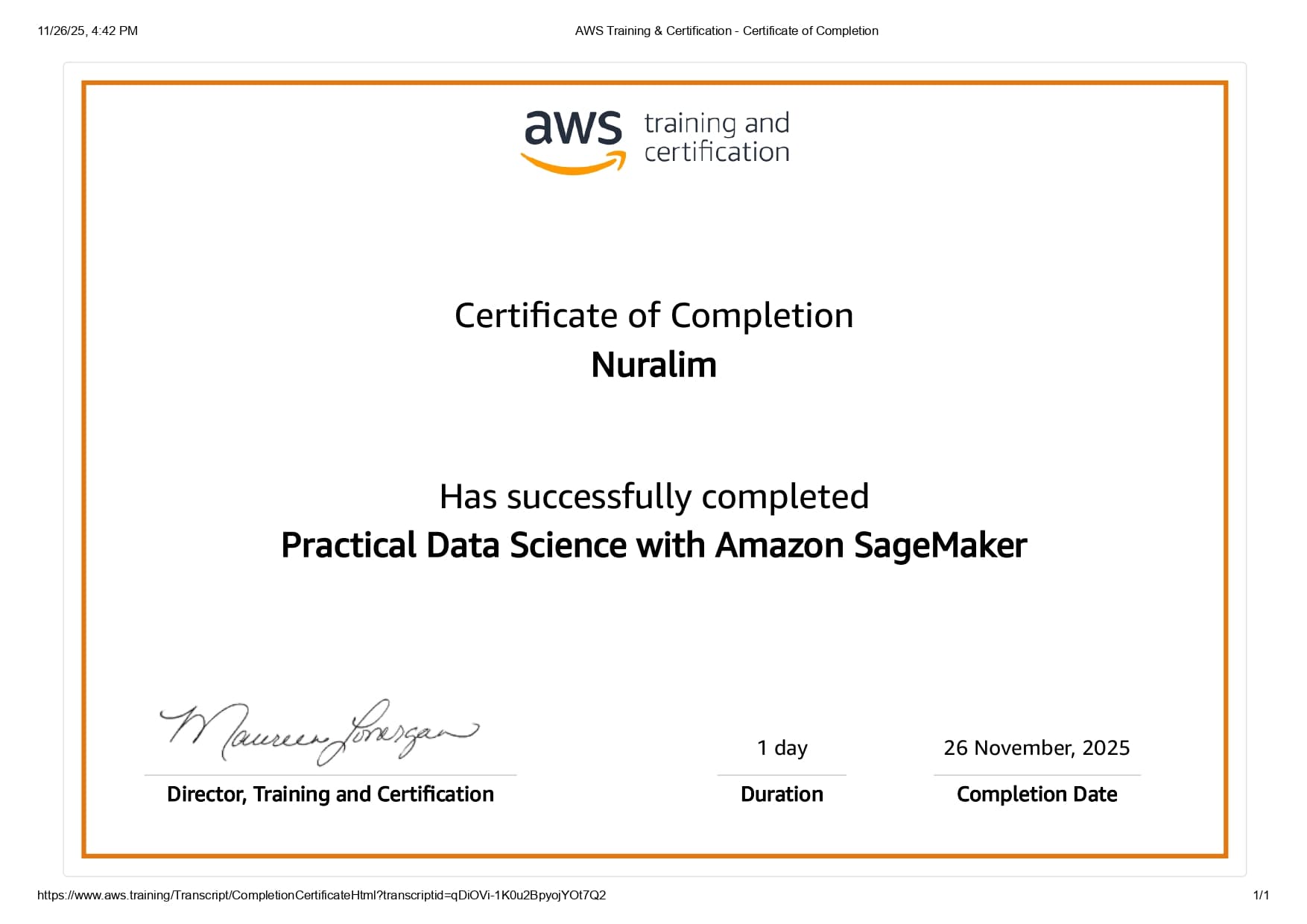 Practical Data Science with Amazon SageMaker
