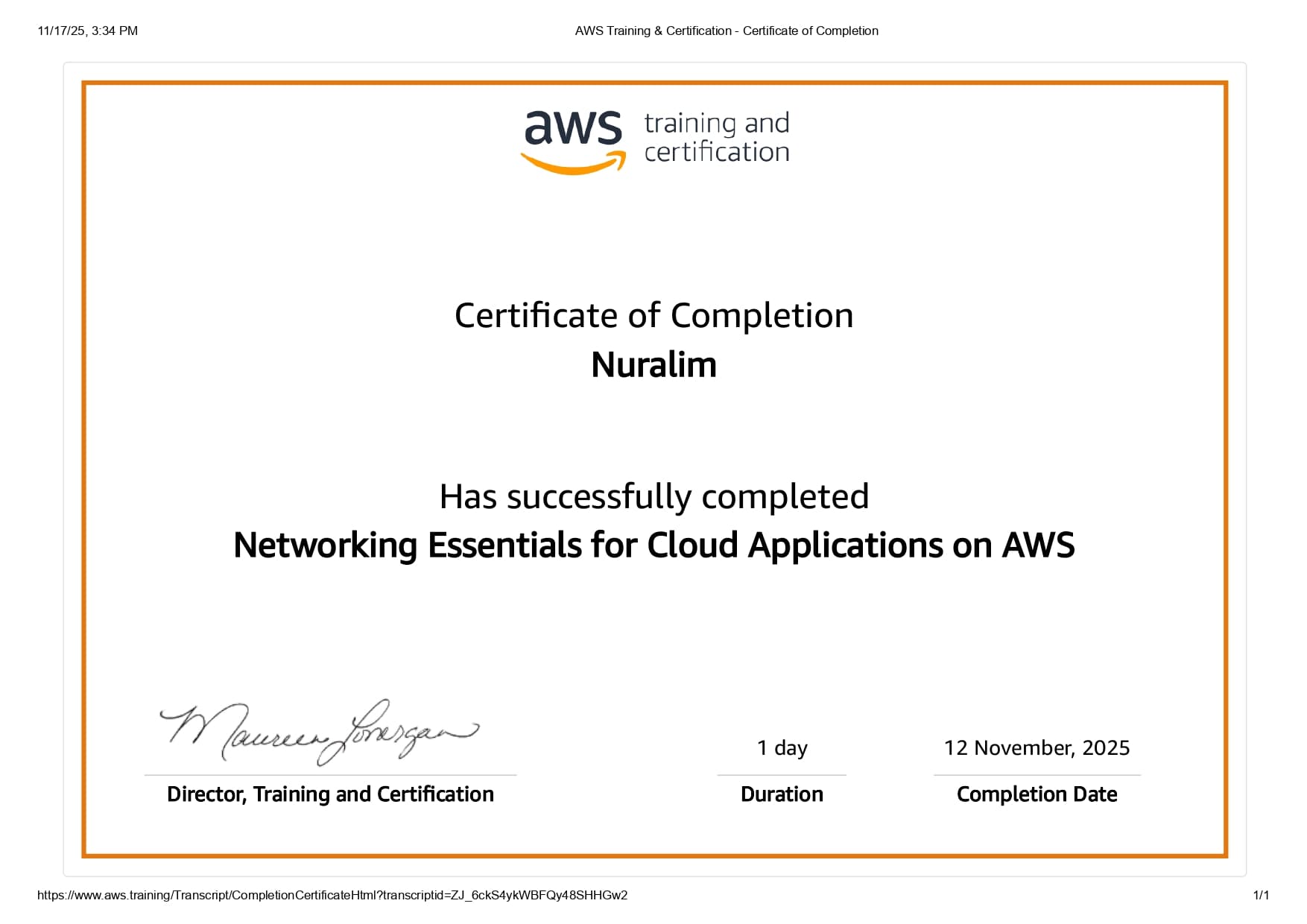 Networking Essentials for Cloud Applications on AWS